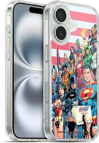 Vista 83 de Head Case Designs Funda de gel con licencia oficial de la Liga de la Justicia DC Comics #10 Darkseid War Comic Book Cover