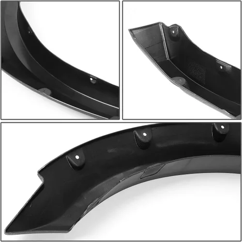 Vista 4 de Auto Dynasty Kit de 4 Piezas Cubiertas de Guardabarros Compatible con Dodge Ram Truck 2500 3500 2020-2018, Estilo Remachado de Bolsillo Pintable