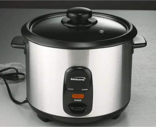 Vista 8 de Brentwood TS-20 Olla arrocera, 10 tazas, acero inoxidable