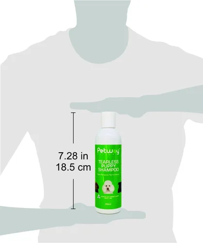 Vista 6 de Petway Petcare - Champú para cachorros y gatitos con piel sensible, hipoalergénico, ilumina y resalta los colores naturales del pelaje, libre