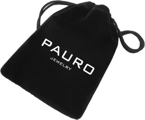 Vista 7 de PAURO Unisex Acero Inoxidable Barber Razor Shaver Peluquería Peluquería Colgante Collar Peine