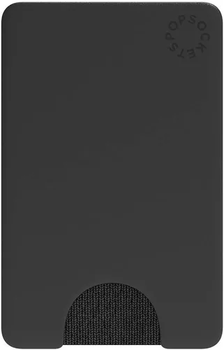 Vista 5 de PopSockets Billetera para teléfono, tarjetero para teléfono, billetera sin agarre, color negro