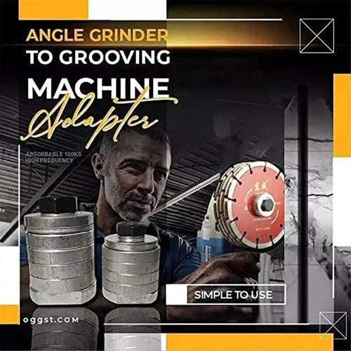 Vista 2 de Amoladora angular a máquina ranuradora, convertidor adaptador de taladro de tornillo, cabezal de conversión M10/M14 para conversión de máquina