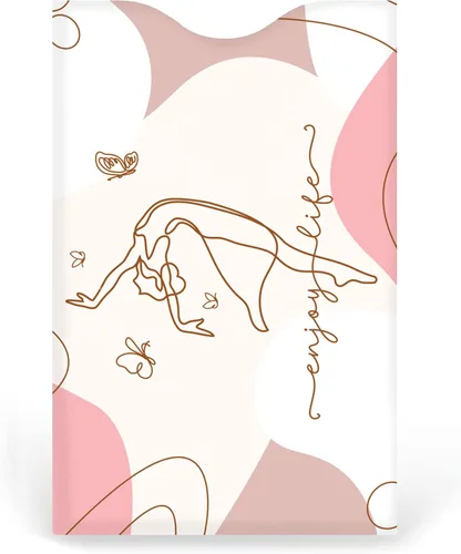 Vista 3 de Fundas para tarjetas de crédito con bloqueo RFID, juego de 6 (arte de línea)