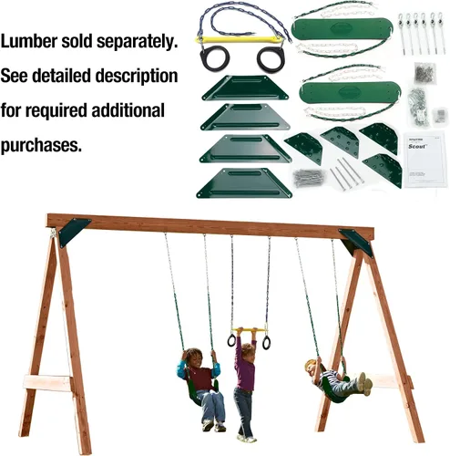 Vista 2 de Set de juego scout personalizable, kit de herramientas (madera no incluida)