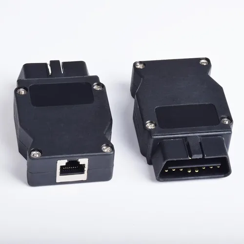 Vista 4 de Diagnóstico Enet OBD2 16 Pin OBD Plug Rj45 Hembra a OBD2 varón OBD2 para BMW Conector
