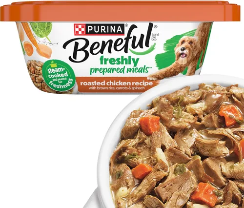 Vista 30 de Comidas preparadas Purina Beneful, comida para perro, paquete surtido, 10 onzas Tubo, paquete de 8