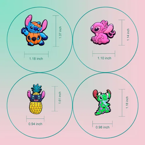 Vista 5 de 40 60 dijes de cocodrilo kawaii para decoraciones de sandalias de zapatos de dibujos animados para niñas, mujeres, adolescentes, adultos, recuerdos