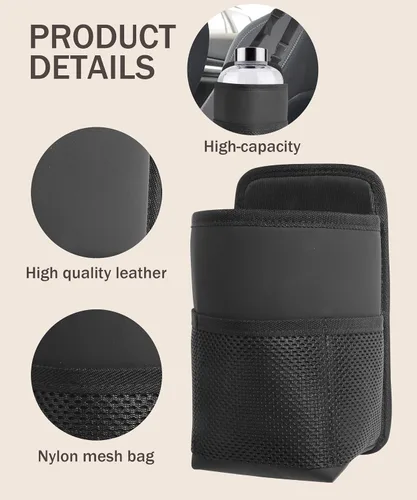 Vista 3 de bylikeho Portavasos para Coche, Portavasos para Auto, Portavasos para Asiento de Coche, Accesorios para Coche 2 en 1 Portavasos Grandes para Asiento