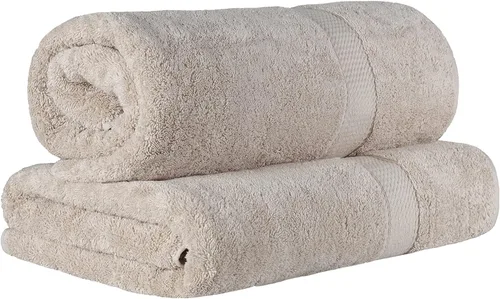 Vista 110 de Juego de 6 toallas de algodón egipcio Superior, incluye 2 toallas de baño, 2 toallas de mano, 2 toallas de cara/toallitas, ultra suaves de lujo