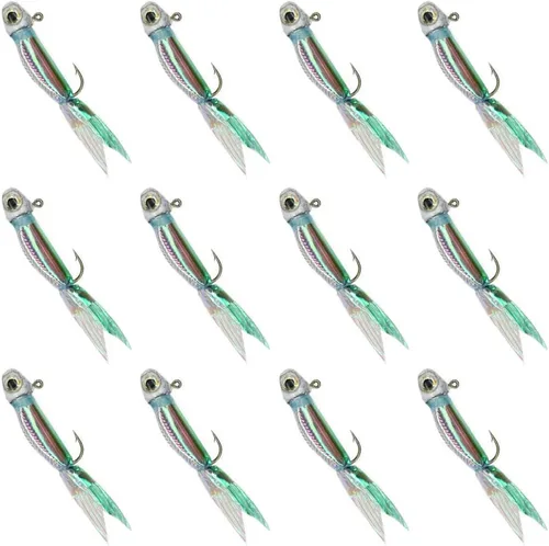 Vista 7 de YZD Silverside Minnow Crappie Jig 12pieza(s)