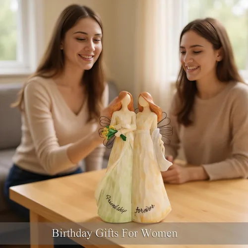 Vista 8 de Regalos de cumpleaños para mejores amigas para mujeres, figuras para hermanas para decoraciones de fiesta de cumpleaños, regalos para hermanas
