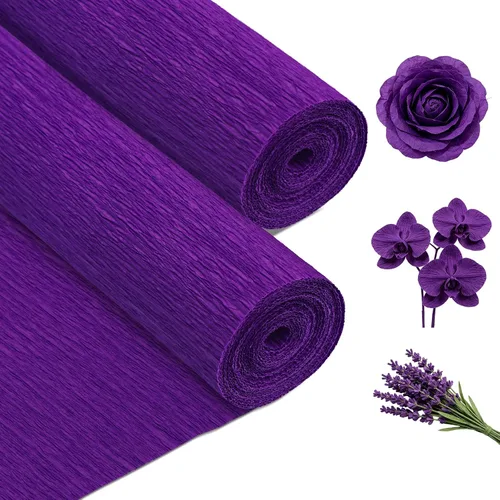 Vista 14 de 24 Colors Crepe Paper Roll 10 X 98inch Papel Crepe Video Tutorial