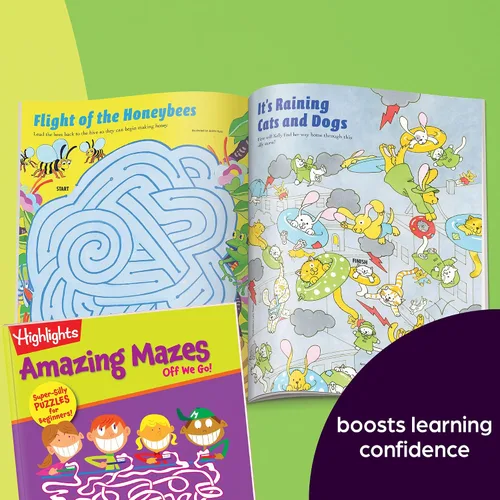 Vista 3 de Highlights for Children Amazing Mazes - Paquete de 4 libros para principiantes y expertos