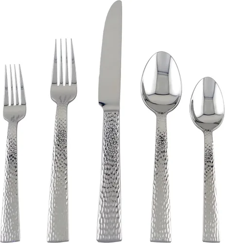 Vista 8 de Supreme Housewares Juego de cubiertos de 20 piezas en forma de pez, acero inoxidable 18/8, servicio para 4, pulido espejo, apto para lavavajillas