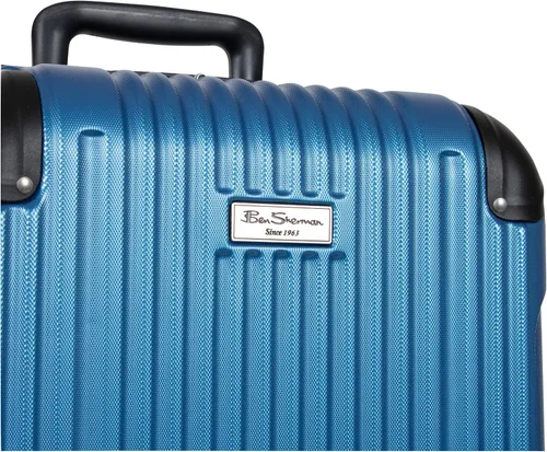 Vista 11 de Ben Sherman Heathrow Hall - Maleta de 8 ruedas extensible y ligera, color gris oscuro, azul (Vivid Blue)), 181557VB