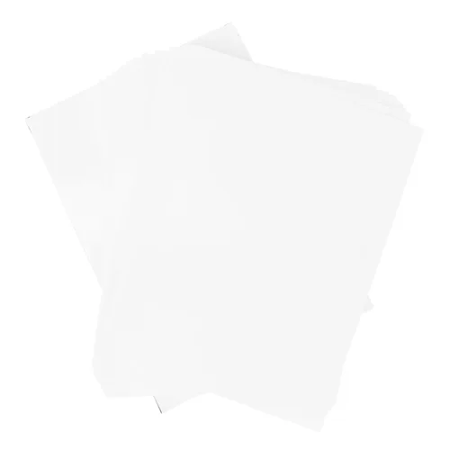 Vista 7 de Papel de oblea comestible tamaño A4, 8.5 "x 11" grado alimenticio, 25 Blanco