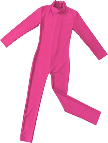 Vista 6 de Shinsto Body de manga larga con cremallera para niños y niñas, overol de gimnasia