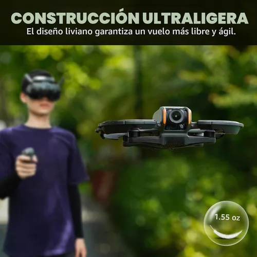 Vista 5 de BRDRC Avata 2 accesorios protectores de parachoques, protector de hélice protector de cardán protector de anillo anticolisión para DJI Avata 2 Fly