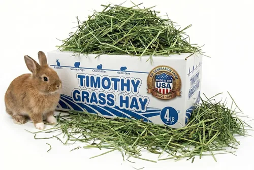 Vista 10 de High Desert Heno Timothy de segundo corte para conejos, cobayas, chinchillas y mascotas pequeñas, hojas suaves para la alimentación diaria