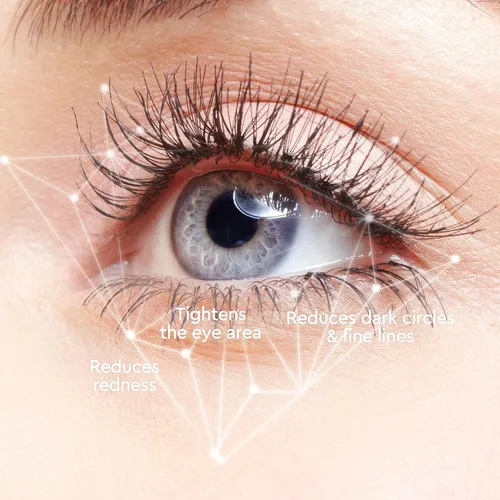 Vista 3 de Salmon DNA PDRN Pink Peptide Eye Serum Tratamiento Hidratante Restaura la elasticidad y la luminosidad de la piel Unifica el tono de la piel