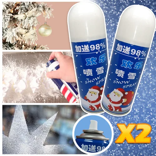 Nieve Artificial Spray X2 Decora 238W de Cómpralo En Casa