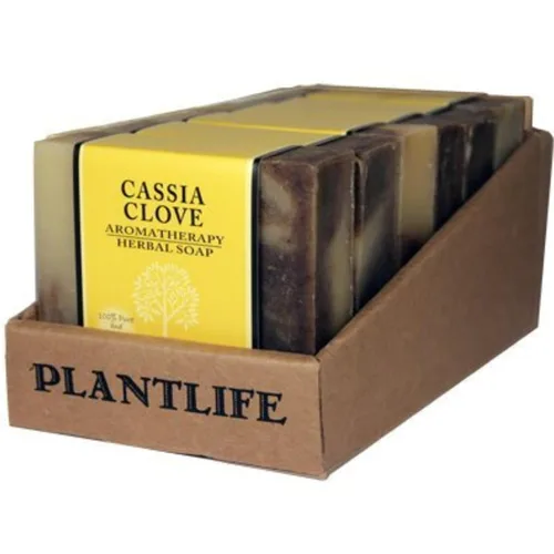 Vista 7 de Plantlife Jabón en barra de clavo Cassia, jabón hidratante y calmante para tu piel, hecho a mano con ingredientes a base de plantas, hecho