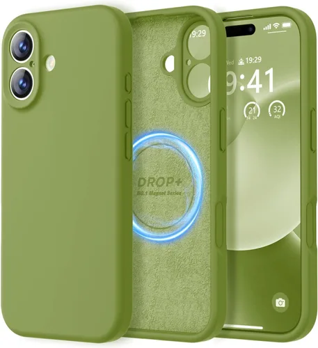 Vista 444 de LOVE 3000 Diseñada para Funda iPhone Air, Silicona Premium [Compatible con Magsafe][Forro de Microfibra Suave Anti-Rayones] Funda Protectora
