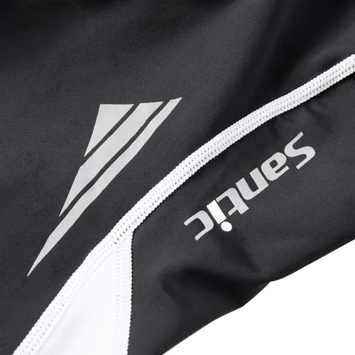 Vista 9 de Santic Pantalones cortos de ciclismo acolchados para hombre, pantalones de ciclismo para ciclismo, ropa de ciclismo