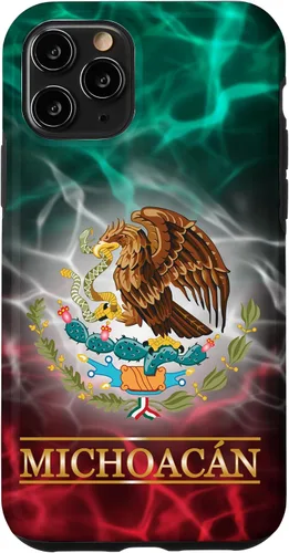 Vista 29 de Funda para iPhone 17 con la bandera de México de Michoacán - Orgullosa de las raíces mexicanas