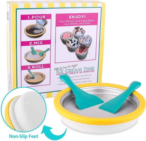 Vista 7 de Máquina de helado - Golosinas congeladas en minutos - Ice Cream Time Pan - Yogur congelado, sorbete, gelato - Diversión familiar, alternativa