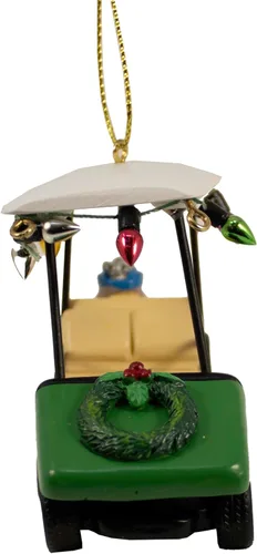 Vista 2 de Kurt Adler - Adorno de resina verde para carrito de golf (3.5 pulgadas)