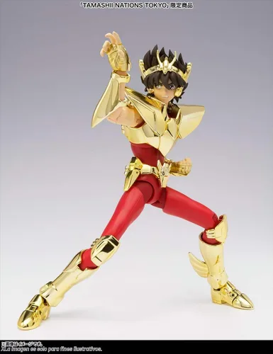 Vista 2 de Bandai Saint Cloth Myth EX Pegasus Seiya (recién nacido santo paño) ~ Edición limitada dorada ~