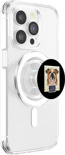Vista 3 de Dear Dad I Can Explain Bulldog Inglés Dad I English Bulldog PopSockets MagSafe PopGrip para iPhone