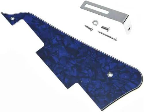 Vista 46 de Dopro Golpeador de guitarra LP con perla de abalone y soporte negro para Epi Les Paul