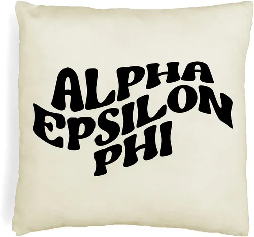 Vista 46 de sockprints Mod Alpha Chi Omega - Funda de almohada de 18 x 18 pulgadas, fundas de almohada de hermandad de mujeres - Almohada decorativa