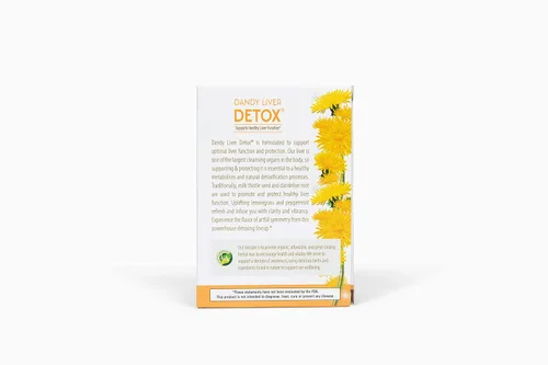 Vista 2 de Lifestyle Awareness Dandy - Té de desintoxicación de hígado con diente de león limpiador, sin cafeína, 20 bolsas de té