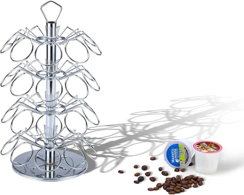 Vista 3 de Soporte para cápsulas de café K de almacenamiento de 4 niveles compatible con 36 cápsulas K-Cup