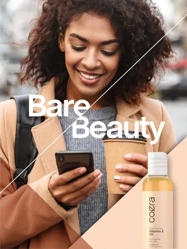 Vista 8 de Coera Aceite de vitamina E 100% puro 30,000 UI 4 onzas líquidas Para cara, piel, cabello y cuerpo Libre de parabenos, SLS y fragancias