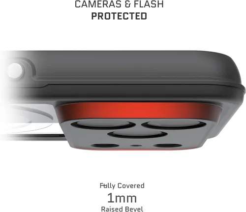 Vista 38 de Ghostek NAUTICAL funda delgada para iPhone 14 Plus a prueba de golpes impermeable con protector de pantalla y imán MagSafe con carga inalámbrica