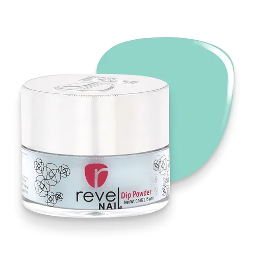 Vista 30 de Polvo de Inmersión de Uñas Revel Nail - Polvo Azul para Uñas, Esmalte de Uñas con Resistencia a las Astillas, Polvo de Inmersión para Uñas