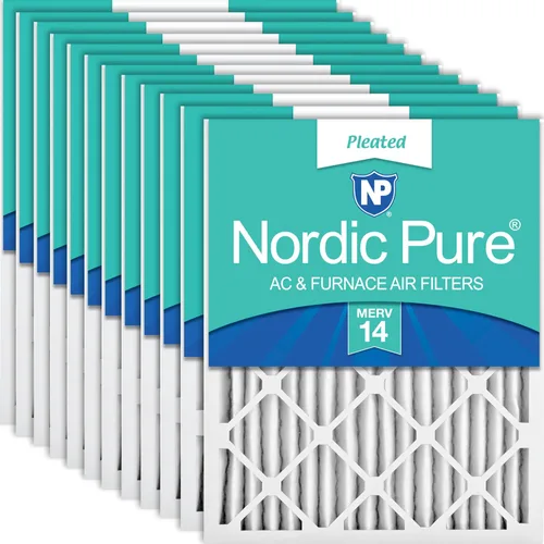 Vista 22 de Nordic Pure Filtros de aire MERV 7 plisados de 14 x 20 x 2 (13 1/2 x 19 1/2 x 1 3/4), paquete de 3 filtros de aire plisados MERV 7