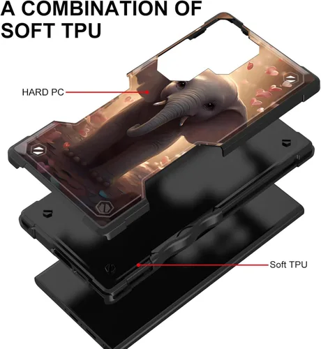 Vista 257 de Funda para Galaxy A14 5G, [Doble Capa][Protección contra Caídas de Grado Militar de 10 Pies] [Antideslizante] Funda Resistente a Prueba de Golpes