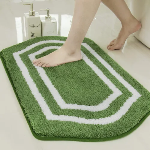 Vista 13 de COSY HOMEER Alfombras de Baño Extra Gruesas para Baño - Juegos de Alfombras Antideslizantes de Lino de Baño Suave Felpa 100% Poliéster Fuerte Sala