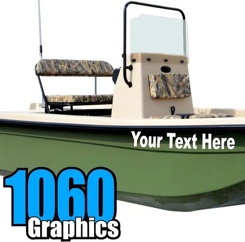 Vista 8 de Calcomanías de letras y números de barco personalizados (dos calcomanías) de vinilo marino