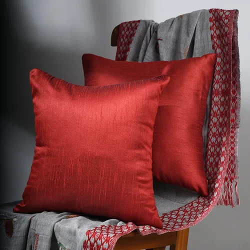 Vista 18 de Juego de 2 fundas de almohada decorativas para sofá, color azul aguamarina, almohada de granja de 12 x 12 pulgadas, fundas de almohada de seda