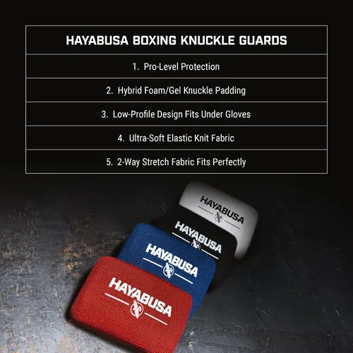 Vista 7 de Hayabusa Protectores de nudillos de boxeo