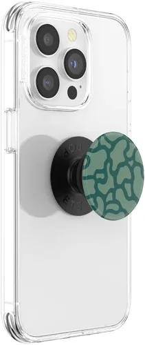 Vista 2 de Agarre para teléfono PopSockets con patas de apoyo extensibles, PopSockets para teléfono, PopGrip, Into The Woods - Camo Flow Sujeción segura