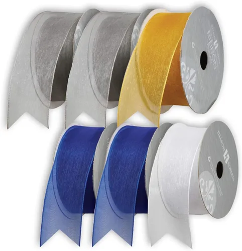 Vista 8 de jillson roberts 4.1 spool-count Multi canal cinta Navidad Surtido.2
