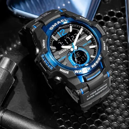 Vista 8 de Reloj SMAEL Evan negroplateado 6234 NegroPlata